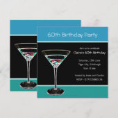 Invitation à la fête du 60e anniversaire (Devant / Derrière)
