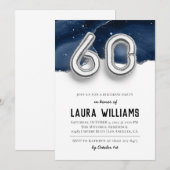 Invitation à la fête du 60e anniversaire (Devant / Derrière)