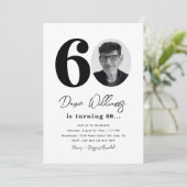 Invitation à la fête du 60e anniversaire | 60e ann (Debout devant)