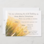 Invitation à la fête du 60e anniversaire - Calla L (Dos)