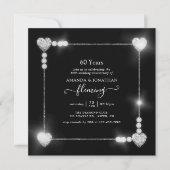 Invitation à la fête du 60e anniversaire de mariag (Devant)