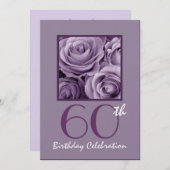 Invitation à la fête du 60e anniversaire Lilac Pur (Devant / Derrière)