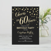 Invitation à la fête du 60e anniversaire - Noir d' (Debout devant)
