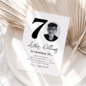 Invitation à la fête du 70e anniversaire | 70e ann