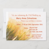 Invitation à la fête du 70e anniversaire - Calla L (Dos)