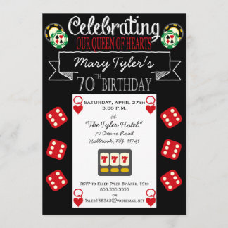 Invitation à la fête du 70e anniversaire de la Rei