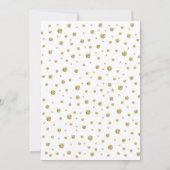 Invitation à la fête du 70e anniversaire - Gold Wh (Dos)