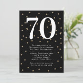 Invitation à la fête du 70e anniversaire moderne (Debout devant)