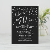 Invitation à la fête du 70e anniversaire - Noir d' (Debout devant)
