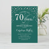 Invitation à la fête du 70e anniversaire - Silver (Debout devant)