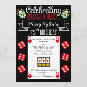 Invitation à la fête du 75e anniversaire de la Rei
