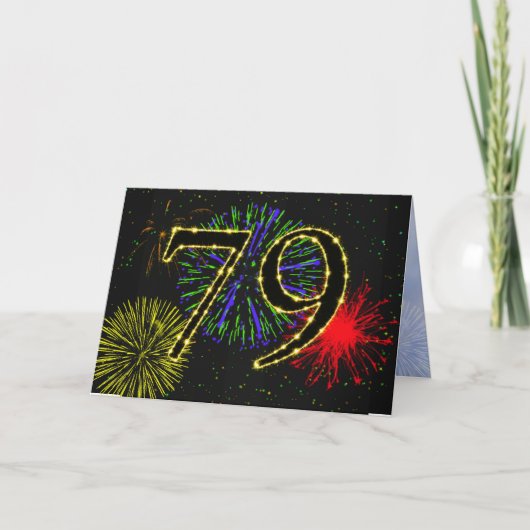 Invitation à la fête du 79e anniversaire (Devant)