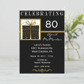 Invitation à la fête du 80e anniversaire (Debout devant)
