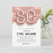 Invitation à la fête du 80e anniversaire (Debout devant)
