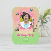 Invitation à la fête du 80e anniversaire (Debout devant)