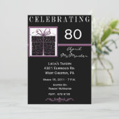 Invitation à la fête du 80e anniversaire (Debout devant)