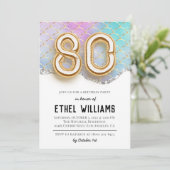 Invitation à la fête du 80e anniversaire (Debout devant)