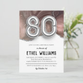 Invitation à la fête du 80e anniversaire (Debout devant)