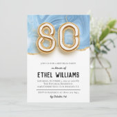 Invitation à la fête du 80e anniversaire (Debout devant)