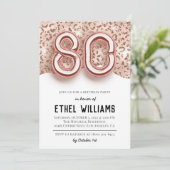 Invitation à la fête du 80e anniversaire (Debout devant)