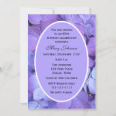 Invitation à la fête du 85e anniversaire Hydrangea (Devant)