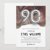 Invitation à la fête du 90e anniversaire (Devant / Derrière)
