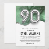 Invitation à la fête du 90e anniversaire (Devant / Derrière)