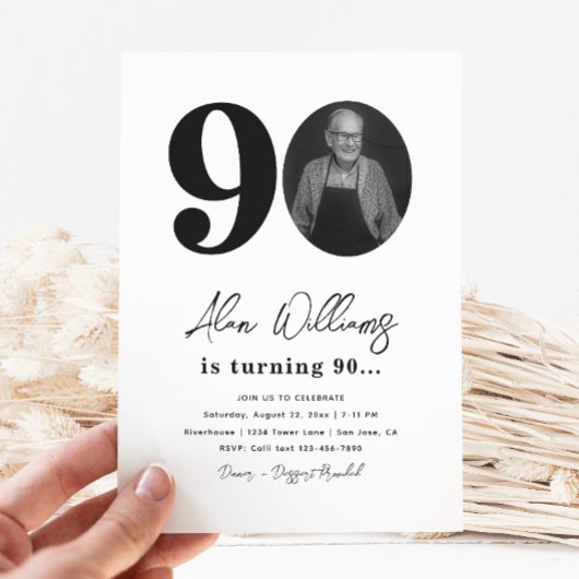 Invitation à la fête du 90e anniversaire | 90e ann