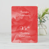 Invitation à la fête du 95e anniversaire, Rose de (Debout devant)