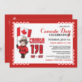 Invitation à la fête du barbecue de la fête du Can (Devant / Derrière)