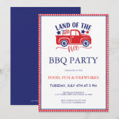 Invitation à la fête du barbecue du 14 juillet ter (Devant / Derrière)