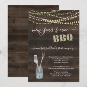 Invitation à la fête du barbecue du Nouvel An - Bo (Devant / Derrière)