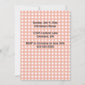 Invitation à la fête du barbecue en été (Dos)