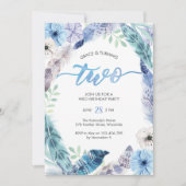 Invitation à la fête du Boho 2e anniversaire (Devant)