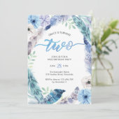 Invitation à la fête du Boho 2e anniversaire (Debout devant)