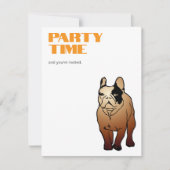 Invitation à la fête du Bouledogue français (Devant)