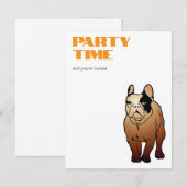 Invitation à la fête du Bouledogue français (Devant / Derrière)