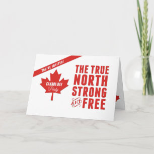 Invitation à la fête du Canada, Véritable Nord