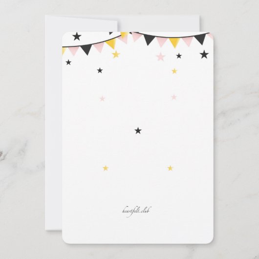 Invitation à la fête du Carnaval (Dos)