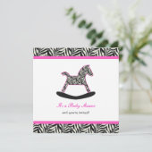 Invitation à la fête du Cheval de Zebra (Debout devant)