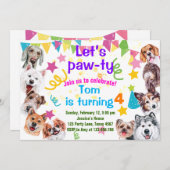 Invitation à la fête du chien (Devant / Derrière)