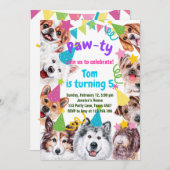 Invitation à la fête du chien (Devant / Derrière)