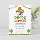 Invitation à la fête du Cinco de mayo (Debout devant)