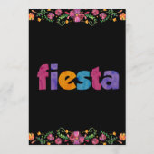 Invitation à la Fête du Cinco de Mayo (Dos)