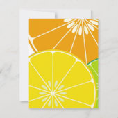 Invitation à la fête du citron (Dos)