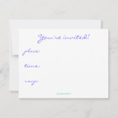 invitation à la fête du coeur et de l'âme (Dos)