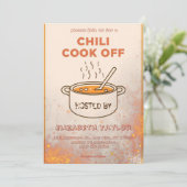 Invitation à la fête du concours de chili (Debout devant)
