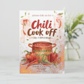 Invitation à la fête du concours de chili (Debout devant)