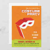 Invitation à la fête du costume (Devant / Derrière)