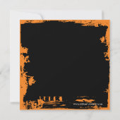 Invitation à la fête du costume d'Halloween (Dos)